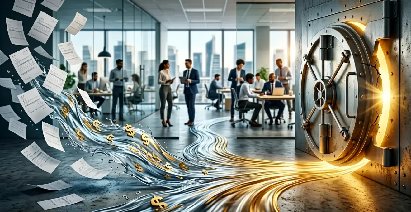 Illustrazione di strumenti finanziari per la liquidità aziendale tra fido di cassa e anticipo fatture