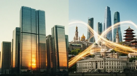 Confronto visivo tra investimenti globali S&P 500 e MSCI World per la crescita economica